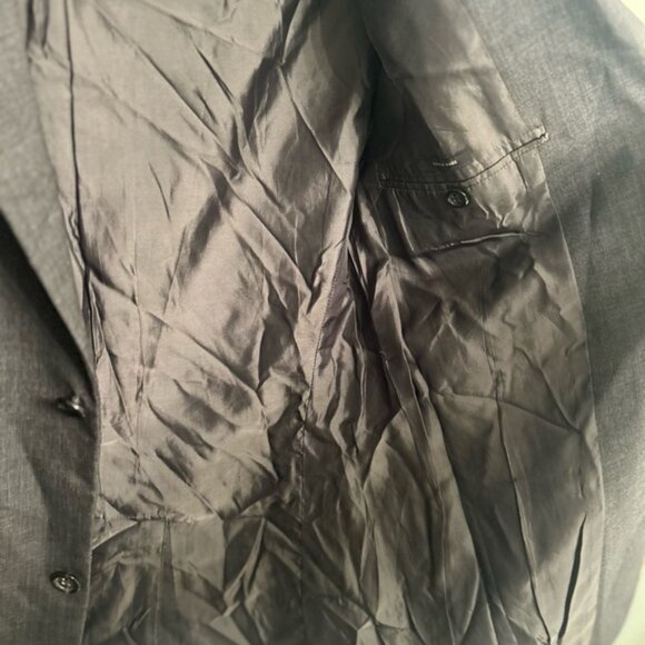 Jil Sander Gray Wool Men’s Tailored Blazer Jacket - Picture 6 of 8